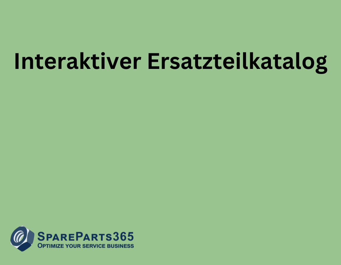 Interaktiver Ersatzteilkatalog