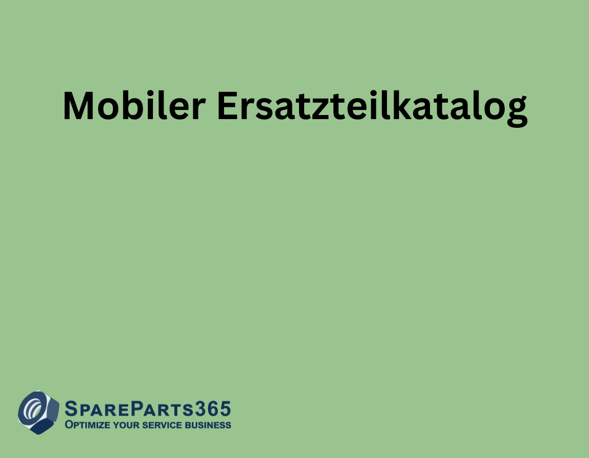 Mobiler Ersatzeilkatalog