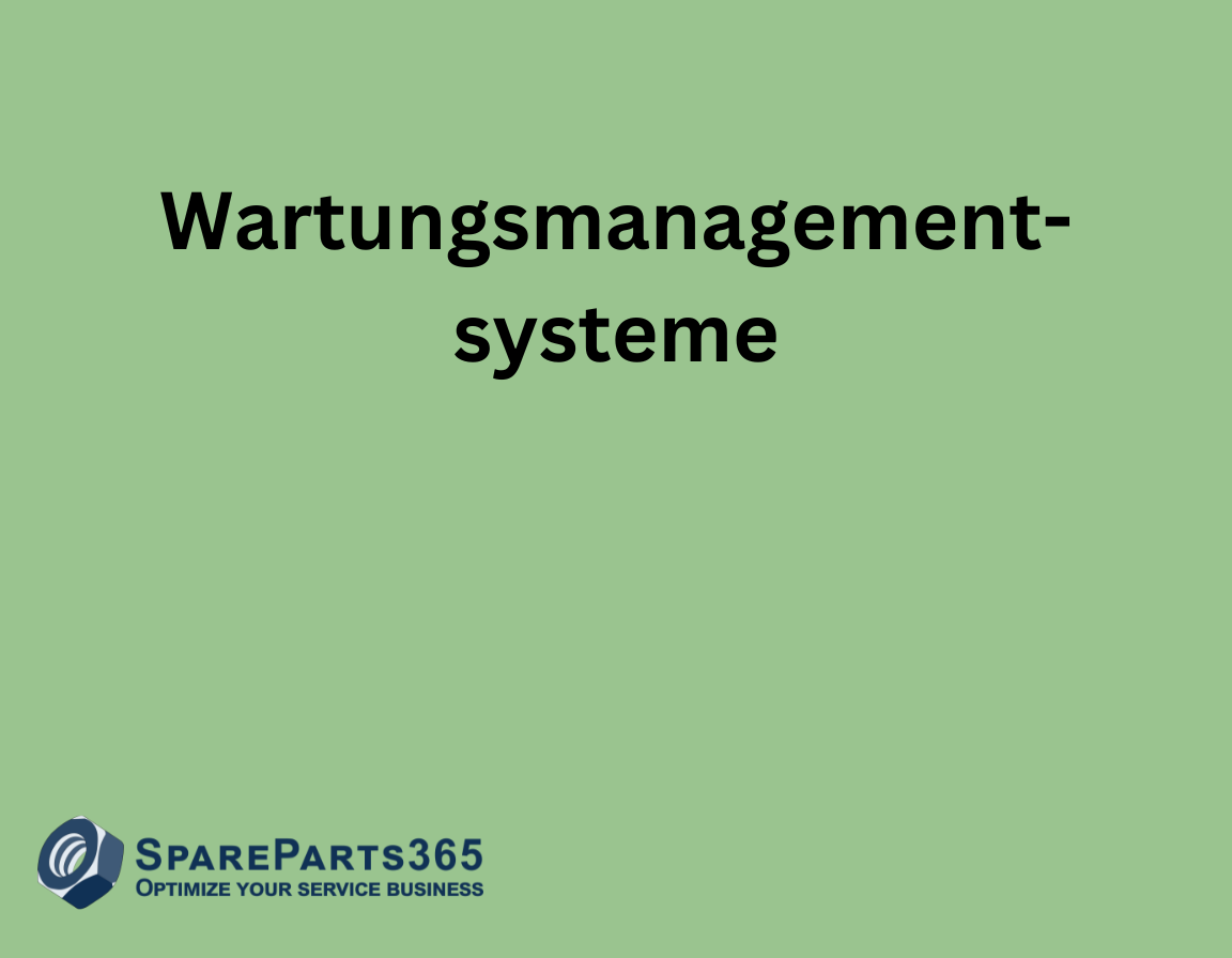 Wartungsmanagement Systeme